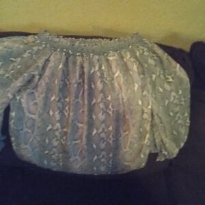 Topshop snakeskin print Bardstown top